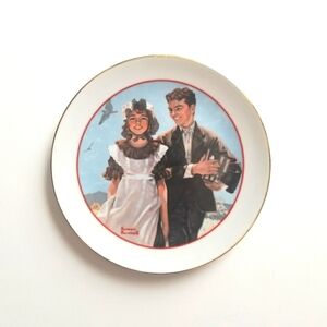 Vintage 1982 Norman Rockwell Teenager Love Plate